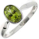 Damenring 925/-Peridot        