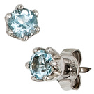 Ohrstecker 925/-Blautopas     