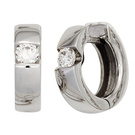 Creolen 585/-W 0,30ct.        