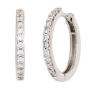 Creolen 585/-W 0,33ct.        