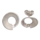 Ohrstecker 585/-W 0,07ct.     