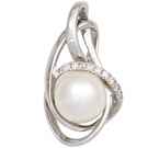 SWZP-Anhänger 585/-W 0,05ct.  