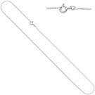 Panzerkette 585 Weißgold 1,7 mm 36 cm Gold Kette Halskette Weißgoldkette