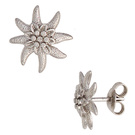 Ohrstecker 925/- Edelweiß     
