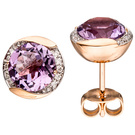 Ohrstecker 585/-R 0,07ct.Ame  