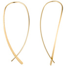 Durchzieh-Ohrhnger 925 Silber gold vergoldet mattiert Ohrringe zum Durchziehen