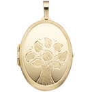 Medaillon 585/-G Baum         