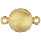Magnet-Schließe 925 Silber gold vergoldet matt Verschluss für Perlenketten