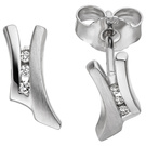 Ohrstecker 585/-W 0,04ct.     