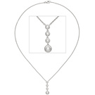 Collier 585/-W 0,20ct.        