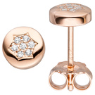 Ohrstecker 925/-S Stern rotve 