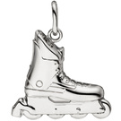 Anhnger Inline-Skate 925 Sterling Silber teil matt Silberanhnger