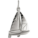 Anhnger Segelschiff Segelboot 925 Sterling Silber Silberanhnger