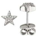 Ohrstecker 585/- 0,08ct. Stern