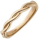 Damen Ring geflochten 585 Gold Rotgold Rotgoldring