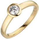 Damenring 585/-G 0,15ct.      