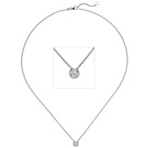 Collier 585/-W 0,15ct.        