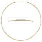 Halsreif 585/-G 7-rhg.        