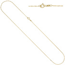 Haferkornkette 585 Gold Gelbgold 1,2 mm 45 cm Kette Halskette Goldkette