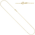 Haferkornkette 585 Gold Gelbgold 1,2 mm 50 cm Kette Halskette Goldkette