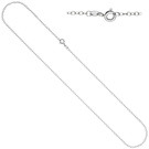 Weit-Ankerkette 333 Gold Weißgold 2,0 mm 50 cm Kette Halskette Weißgoldkette
