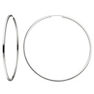 Creolen gro 925 Sterling Silber Ohrringe Durchmesser 73 mm