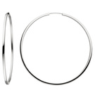 Creolen gro 925 Sterling Silber Ohrringe Durchmesser 64 mm