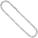 Figarokette Edelstahl 50 cm Kette Halskette Karabiner