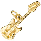 Anhnger Gitarre 925 Sterling Silber gold vergoldet