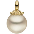 Anhänger 585 Gold Gelbgold 1 Süßwasser Perle Perlenanhänger