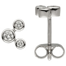 Ohrstecker 585/- W 0,16ct.    