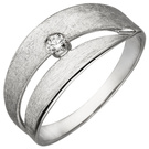 Damenring 585/- W 0,09ct.     