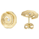 Ohrstecker 585/-G 0,06ct.     