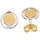 Ohrstecker 585/-G 0,06ct.     