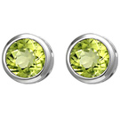 Ohrstecker 925 Sterling Silber 2 Peridote grn Ohrringe