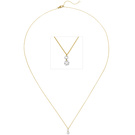 Collier 750/-G 0,21ct.        
