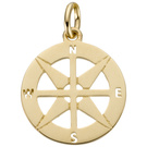 Anhnger Kompass 585 Gold Gelbgold
