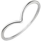 Damen Ring schmal 585 Gold Weißgold Weißgoldring