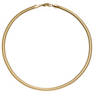 Collier Halskette Edelstahl goldfarben beschichtet 45 cm