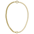 Collier Halskette 925 Sterling Silber vergoldet 45 cm