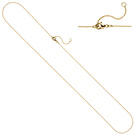 Ankerkette 750 Gold Gelbgold 0,6 mm 45 cm Kette Halskette Karabiner