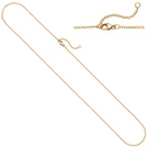 Weit-Ankerkette 750 Gold Gelbgold 1,5 mm 45 cm Kette Halskette Goldkette