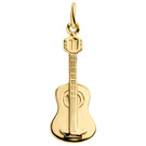 Anhänger Gitarre 333 Gold Gelbgold
