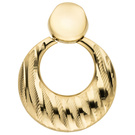 Anhänger 333 Gold Gelbgold mattiert diamantiert Goldanhänger