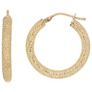 Creolen 585 Gold Gelbgold Ohrringe Goldcreolen Goldohrringe