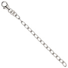 Verlängerungskette 333 Weißgold 7 cm Karabiner